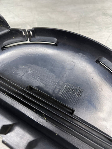 01-06 BMW E46 CONVERTIBLE REAR SEAT ROLLOVER BAR TRIM COVER 8204279 OEM BLACK