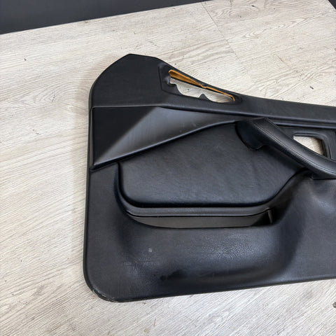 96-02 BMW Z3M Front Passenger Right Door Card Panel Cover Trim Leather Black