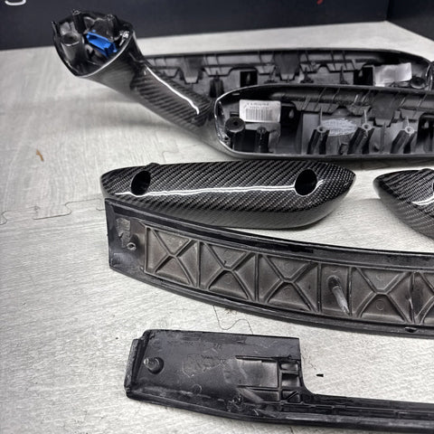 BMW E46 M3 01-06 Convertible Carbon Fiber Interior Trim Set 8 Piece
