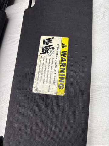 08-13 OEM BMW E92 328 335 M3 Coupe Sun Visors Black Felt