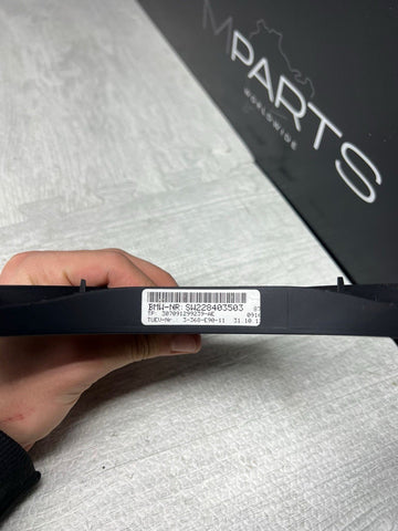 08-13 BMW E90 E92 E93 M3 Lower Steering Wheel Trim Cover Plate Black