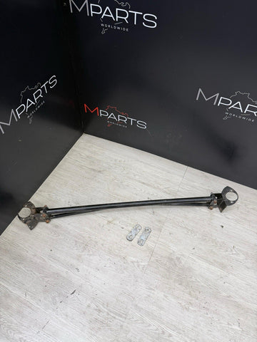 01-06 BMW E46 M3 Shock Tower Strut Brace Center Beam Bar Set Rear