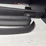 08-11 BMW E90 M3 Sedan Interior Dashboard Door Leather Carbon Fiber Trim Set OEM