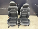 BMW E46 M3 Coupe Front Sport Seats Pair Black Napa Leather 2001-2006 OEM