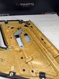 99-03 OEM BMW E39 M5 Rear Left Driver Door Panel  Leather Black *Notes*