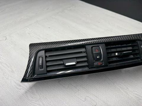 15-20 BMW F80 M3 F82 F83 M4 Carbon Fiber Interior Dash Vent Trim OEM *Broken
