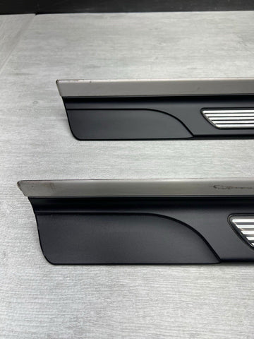 01-06 OEM E46 M3 BMW M3 Left Right Pair Door Sills Panels Scuff Plates