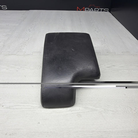 01-06 BMW E46 M3 Center Console Armrest Arm Rest Black Leather *Notes*