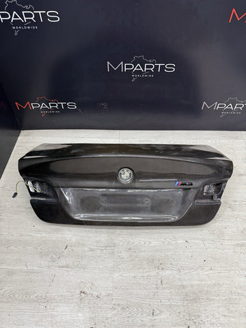(PICKUP ONLY) 08-13 BMW E92 M3 COUPE REAR TRUNK DECK LID PANEL CARBON FIBER