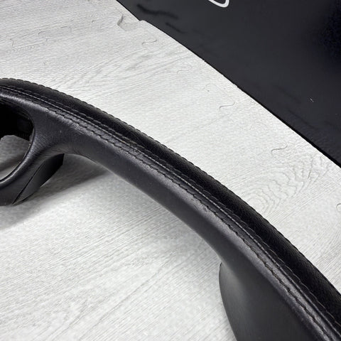 96-02 BMW Z3M Front Driver Door Card Handle Arm Trim Leather Black
