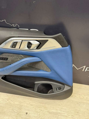BMW 21-26 G82 G83 M4 Coupe Front Left Driver Side Door Panel Fjords Blue