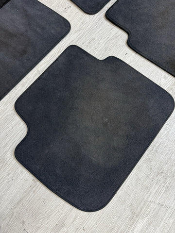 Genuine 01-06 BMW E46 M3 Coupe Carpets Floor Mats Black Front & Rear