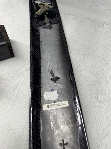 07-13 BMW E90 E92 E93 335 M3 Carbon Fiber Style Wrap Interior Trim Dash Panels