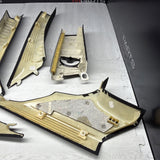 08-13 BMW E92 M3 OEM ABC PILLAR PILLARS BLACK PAIR SET *NOTES*