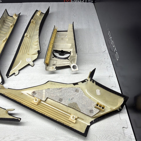 08-13 BMW E92 M3 OEM ABC PILLAR PILLARS BLACK PAIR SET *NOTES*