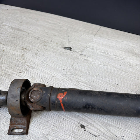 96-99 BMW E36 M3 S52 Manual Drive Shaft Driveshaft OEM 57MM *Damaged Sleeve