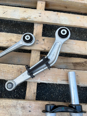 00-03 BMW E39 M5 Rear Lower Upper Left Driver Lower H Swing Control Arm Set OEM