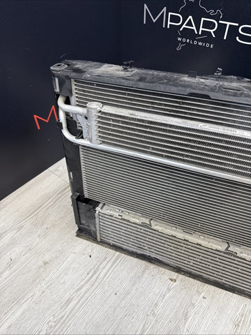 12-16 BMW F22 F23 F30 F32 F33 F36 F87 M2 Radiator Cooling Fan Complete Assembly