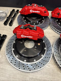 01-06 BMW E46 M3 BREMBO Big Brake Kit Red Calipers Rotors Set NEW Plug Play