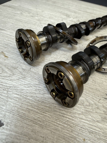 01-06 BMW E46 M3 S54 Motor Engine Cylinder Head Cams Camshafts Pair