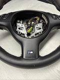 BMW Steering Wheel 01-06 E46 M3 Manual Custom Wrapped Red Stripe