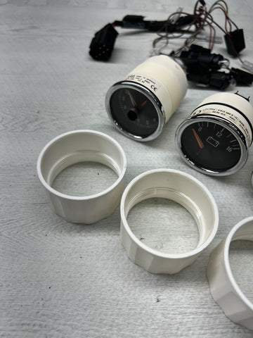 BMW E36 Z3M Z3 M Center Dash Battery Voltage Voltmeter Gauges Meters Set OEM