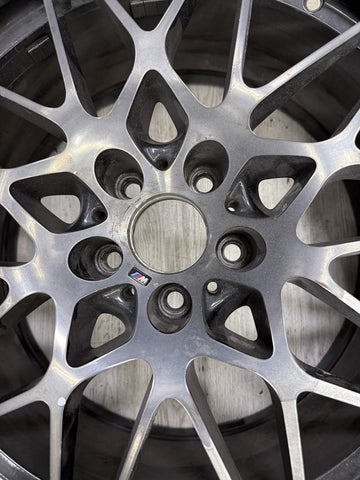 15-20 BMW F80 F82 F83 M3 M4 666M 20” Front OEM Wheel Rim 20x9 *BENT NON REPAIR