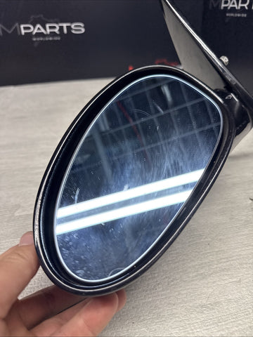 01-06 BMW E46 M3 Left Driver Side View Mirror Jet Black
