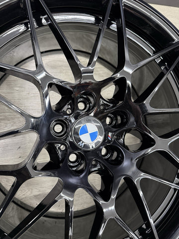 15-20 BMW F80 F82 F83 M3 M4 Competition 666M 20” OEM Wheels Rims Set Gloss Black