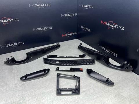 01-06 BMW E46 M3 Convertible Interior Armrests Trim Carbon Fiber *Notes*