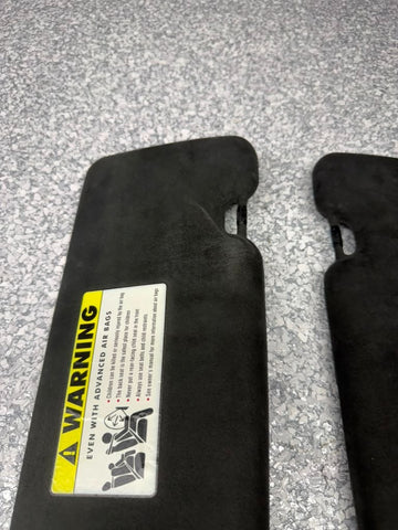 08-10 BMW E63 650i M6 COUPE Interior Sun Visor Left and Right Set OEM