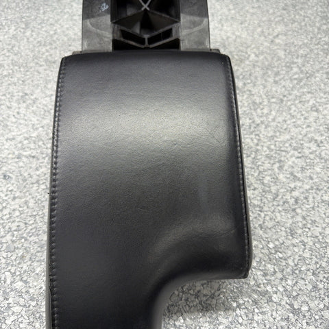 01-06 BMW E46 M3 Center Console Armrest Arm Rest Black Leather *Notes*