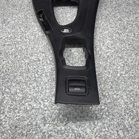 08-13 BMW E93 M3 OEM  Front Center Console Cover Leather DCT *Creasing*