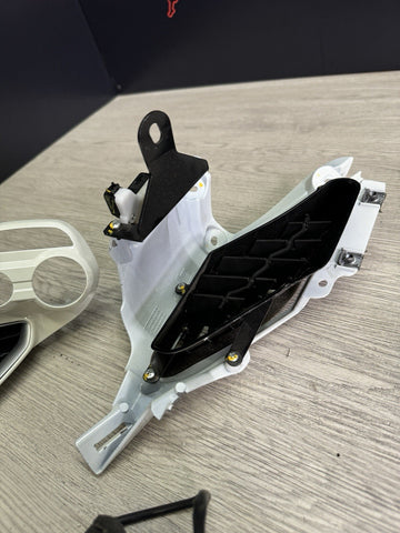 15-20 Ferrari 488 White Interior Dash Vents Trims Set