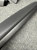 01-06 BMW E46 M3 Coupe Interior Armrests Trim Set Brushed Aluminum *4 Tabs