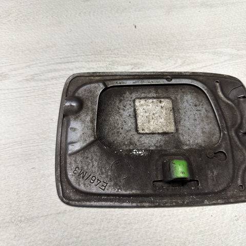 2000-2006 BMW E46 323 325 330 M3 Fuel Gas Cover Door Lid Silver Gray OEM