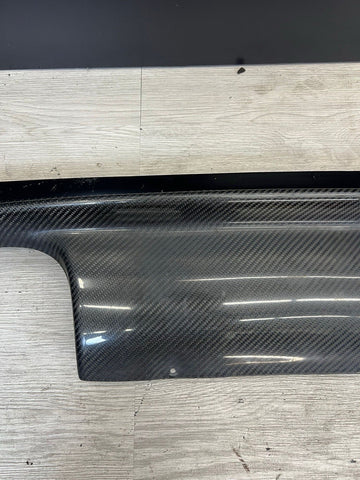 BMW 01-06 E46 M3 Rear Bumper Lower Carbon Fiber Diffuser Trim Panel CSL Style