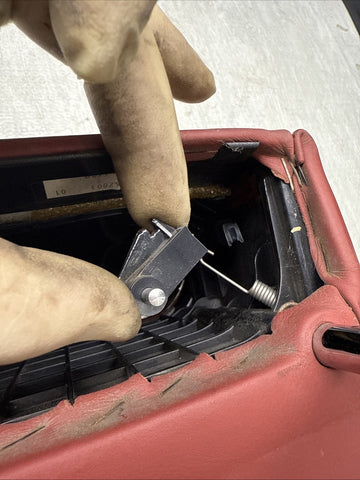 BMW 01-06 E46 M3 Convertible Rear Headrest Head Rest Imola Red OEM *Tab