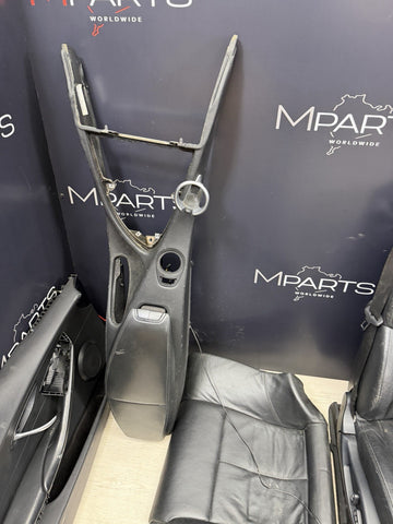 MBMW E64 M6 08-10 CONVERTIBLE FRONT REAR LEATHER SPORT SEAT BLACK DOOR CARDS