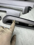 01-06 BMW E46 M3 Convertible Interior Armrests Trim Set Brushed Aluminum *Notes*