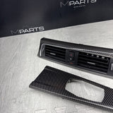 15-20 OEM BMW F80 M3 F82 M4 Carbon Fiber Interior Trim Console Vent *Notes*