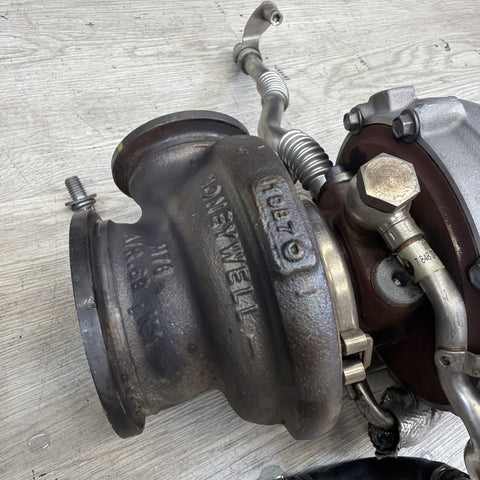 13-15 OEM BMW F10 F13 M5 M6 S63 PWG Garrett Turbo Turbos Turbocharger Set 62k