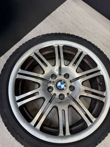 01-06 BMW E46 3 Series M3 Front Light Alloy Wheel Rim Tire 19x8 OEM 2229650