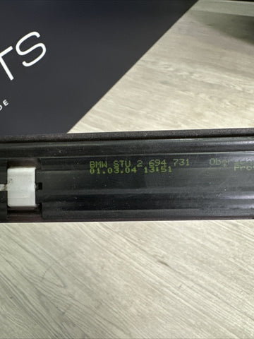 BMW E46 3-Series Convertible M3 Rear Left Driver Quarter Trim Jet Black 26947