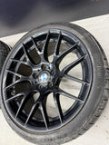 BMW 08-13 E90 E92 E93 M3 19” OEM Competition Wheels Style 359M Black Set + Tires