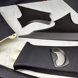BMW E90 M3 08-11 SEDAN ABC BLACK PILLAR INTERIOR TRIM PANEL SET OEM