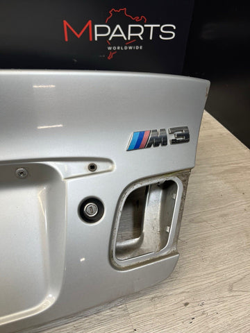 (PICKUP ONLY) Trunk Deck Lid 04-06 BMW E46 M3 Coupe 41627065260 Titanium Silver