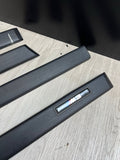 BMW E36 M3 Sedan 1992-1998 DOOR MOULDINGS TRIMS FRONT & REAR BLACK OEM