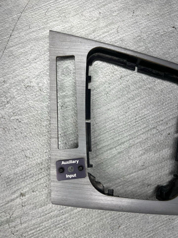 01-06 BMW E46 M3 Convertible Interior Center Shift Shifter Trim Brushed Aluminum