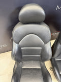 01-06 BMW E46 M3 Coupe Interior Front Seats Black Non Heated Powered *Notes*
